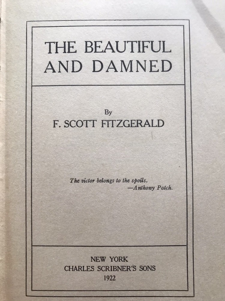 The Beautiful And Damned                        F.scott Fitzgerald 1922