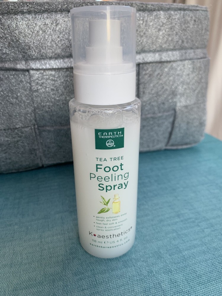 Earth Therapeutics Tea Tree Oil Foot Peeling Spray 4oz FULL size