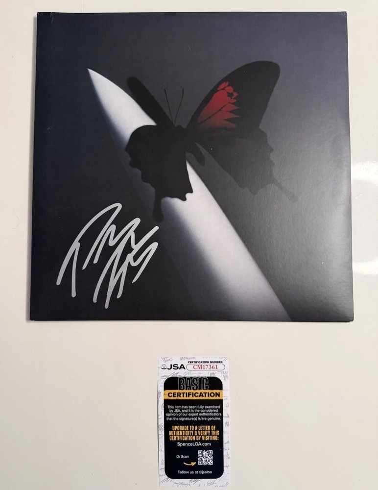 Post Malone Autographed Twelve Carat Toothache Vinyl Record Star JSA COA