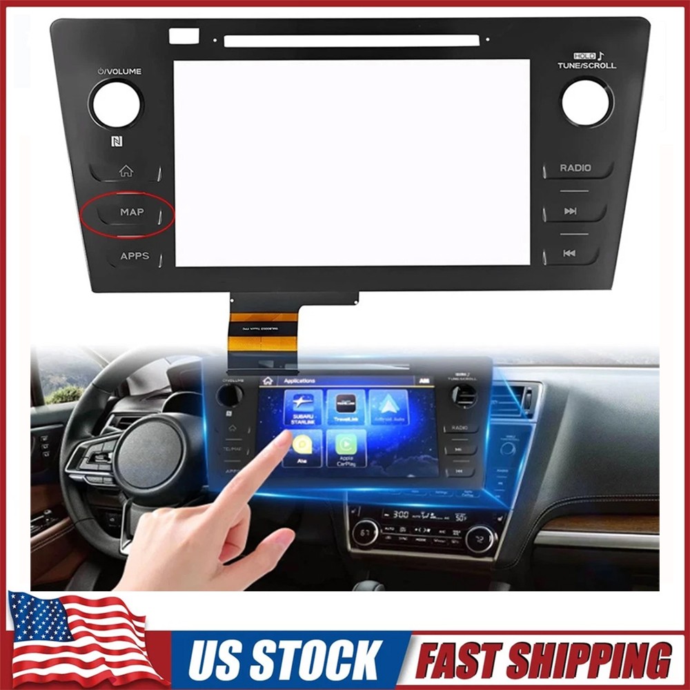 For Subaru Legacy Outback 2018 19 Radio Touch Screen Digitizer Replacements MAP