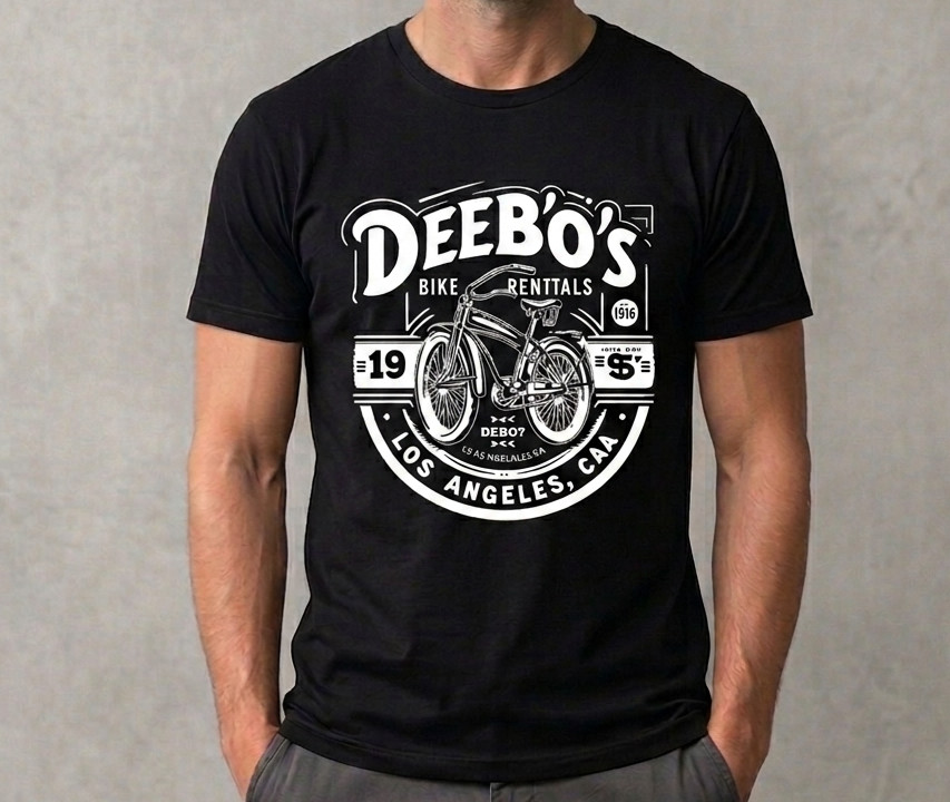 Deebo's Bike Rentals LA T-Shirt - Vintage 1916 Cruiser T-Shirt