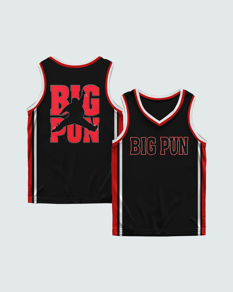 Big Pun Rap Men 3D AOP Jersey Red Black Unisex S-6XL E2507