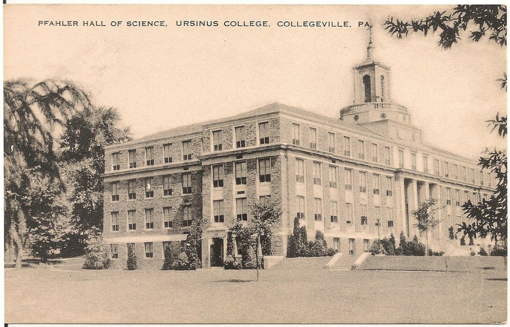Pfahler Hall of Science at Ursinus College in Collegeville PA Postcard
