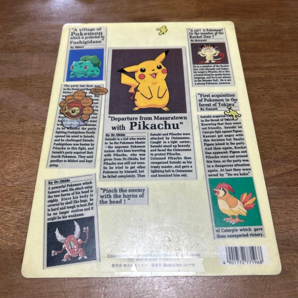 Pokemon Underlay Early Retro Pok Mon