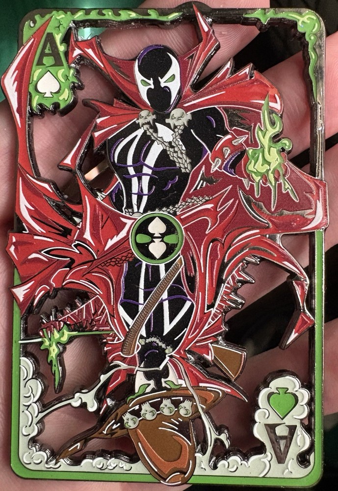 Spawn Enamel Pin Card