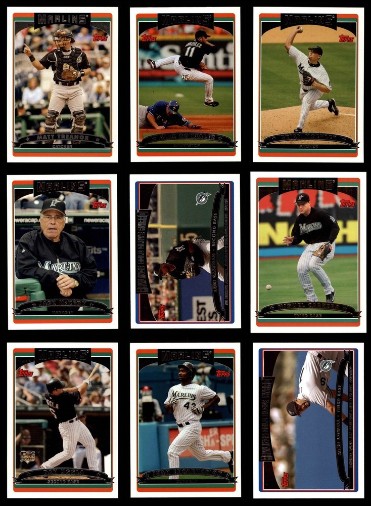 2006 Topps Marlins Almost Complete Team Set 8 - NM/MT 7251611 (23 / 24 cards)