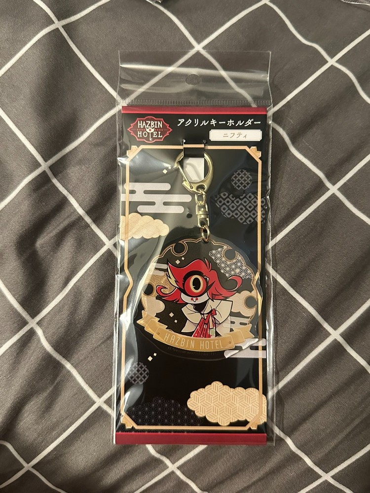 Official Niffty Hazbin Hotel Kimono Acrylic Keychain NEW SEALED