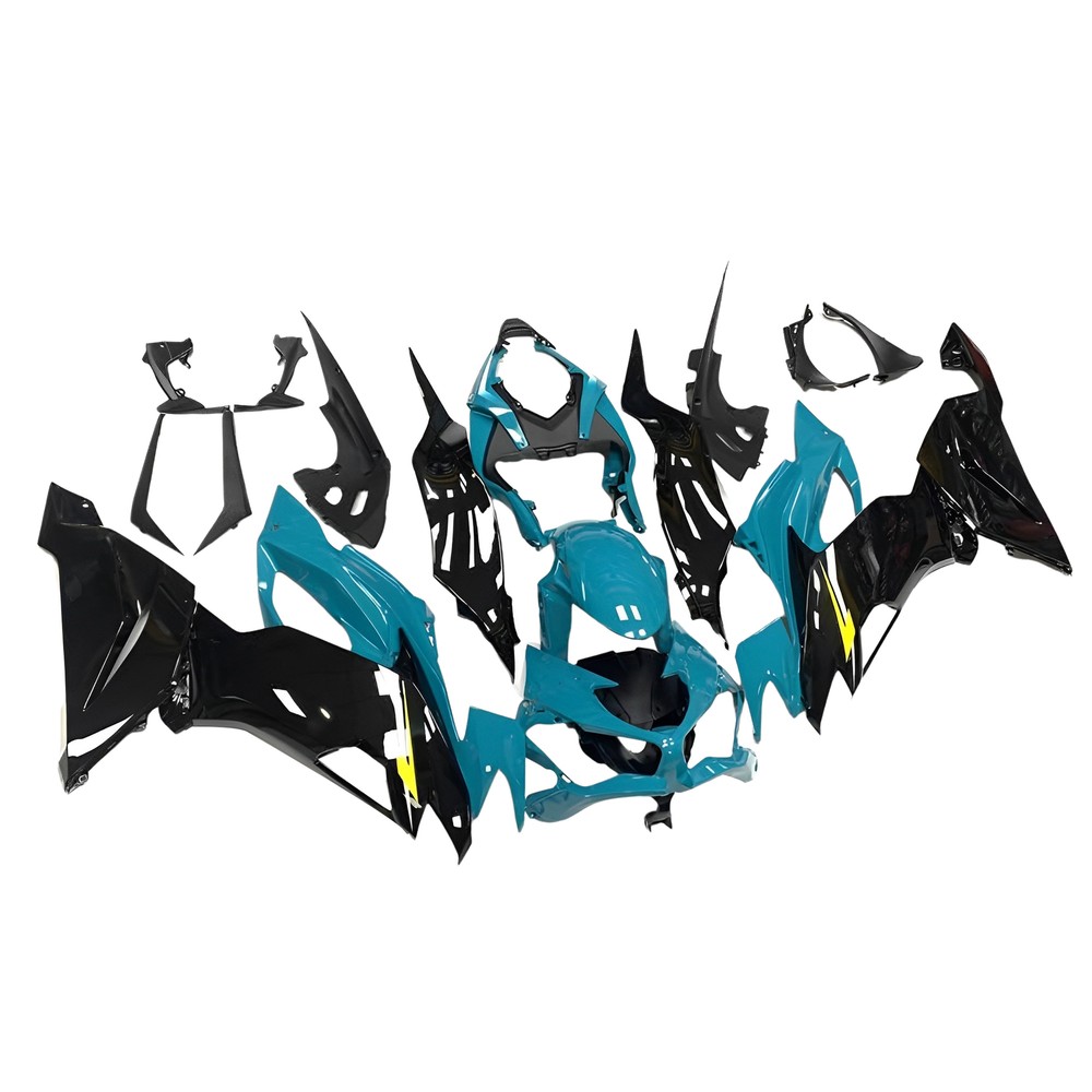 Injection Blue Black Fairing Kit for 2019-2023 Kawasaki Ninja ZX6R 636 Bodywork
