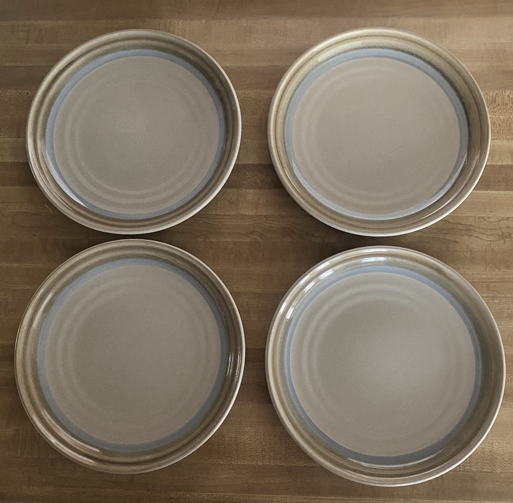 Set Of 4 Noritake Painted Desert Stoneware Salad Plates 8 1/4” 8603