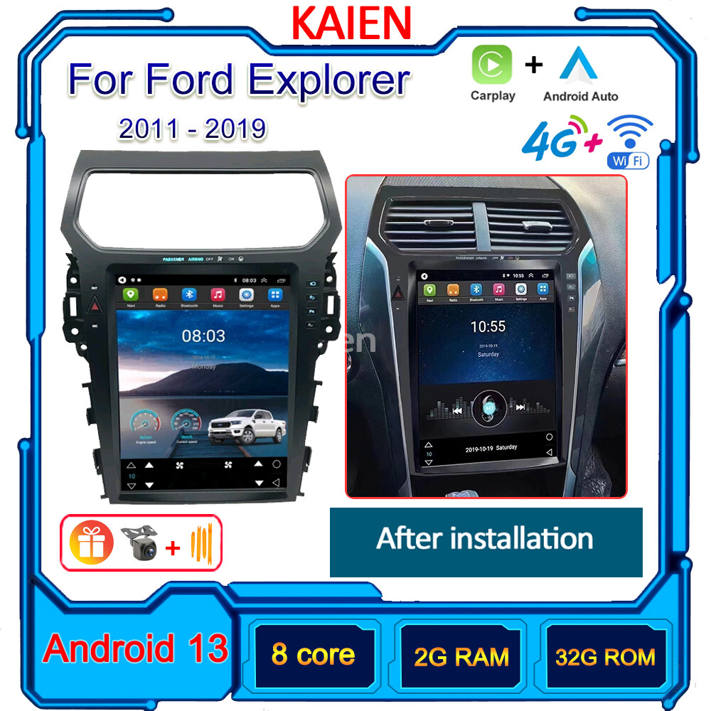 Android 13 For Ford Explorer 2011-2019 Car Radio DVD Player Stereo GPS Navig 4G