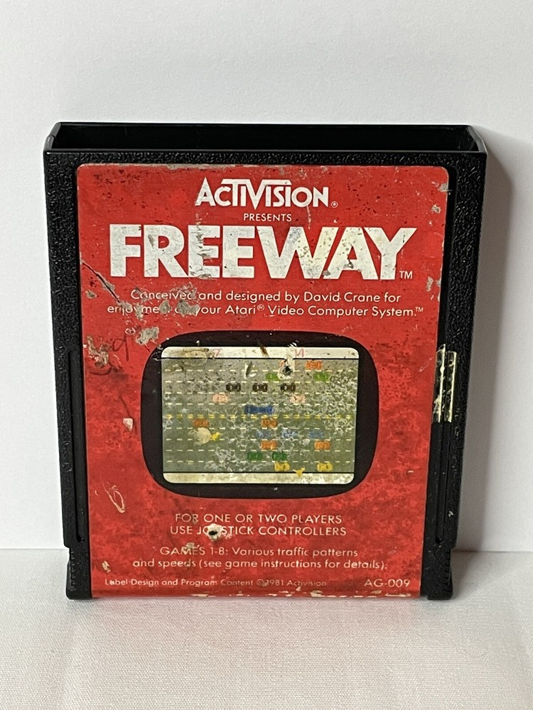 Freeway (Atari 2600, 1981) Authentic Cartridge Only Activision Cleaned Tested