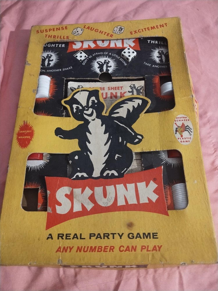 Antique Skunk A Real Party Game Copy Righted 1953