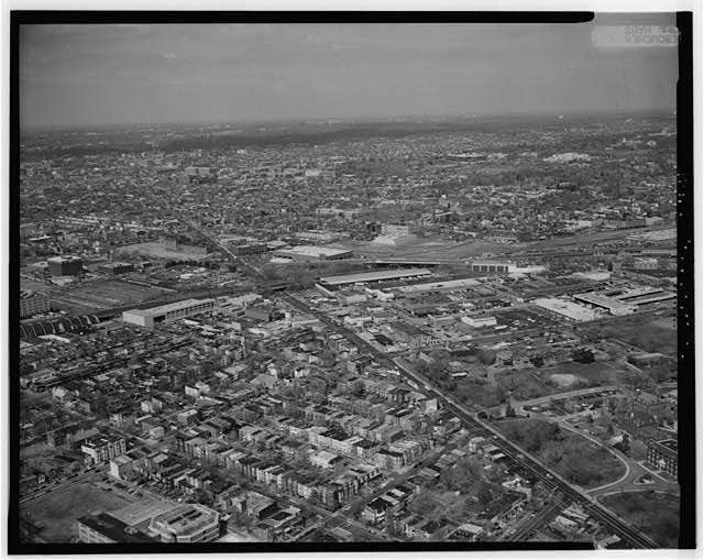 Photo:Washington DC Florida Avenue 1900s Aerial View Northeast Cityscape