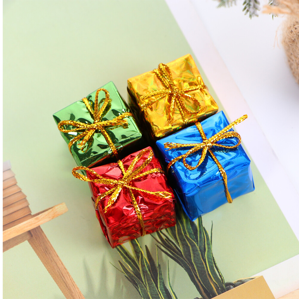 Christmas Shiny Mini Boxes Ornaments- Gift Hanging Baby Man