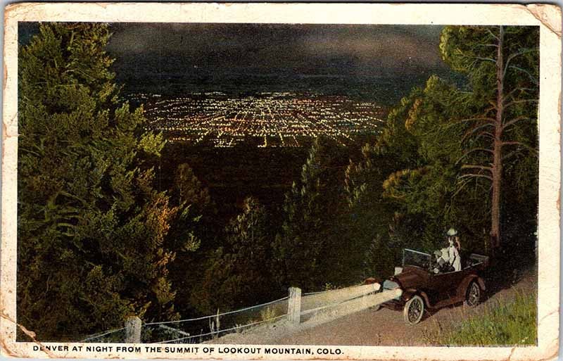 POSTCARD SCENE Denver Colorado CO m/09 AO2640