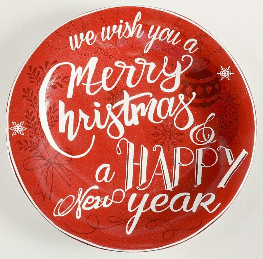 222 Fifth Christmas Tunes Salad Plate 10664849
