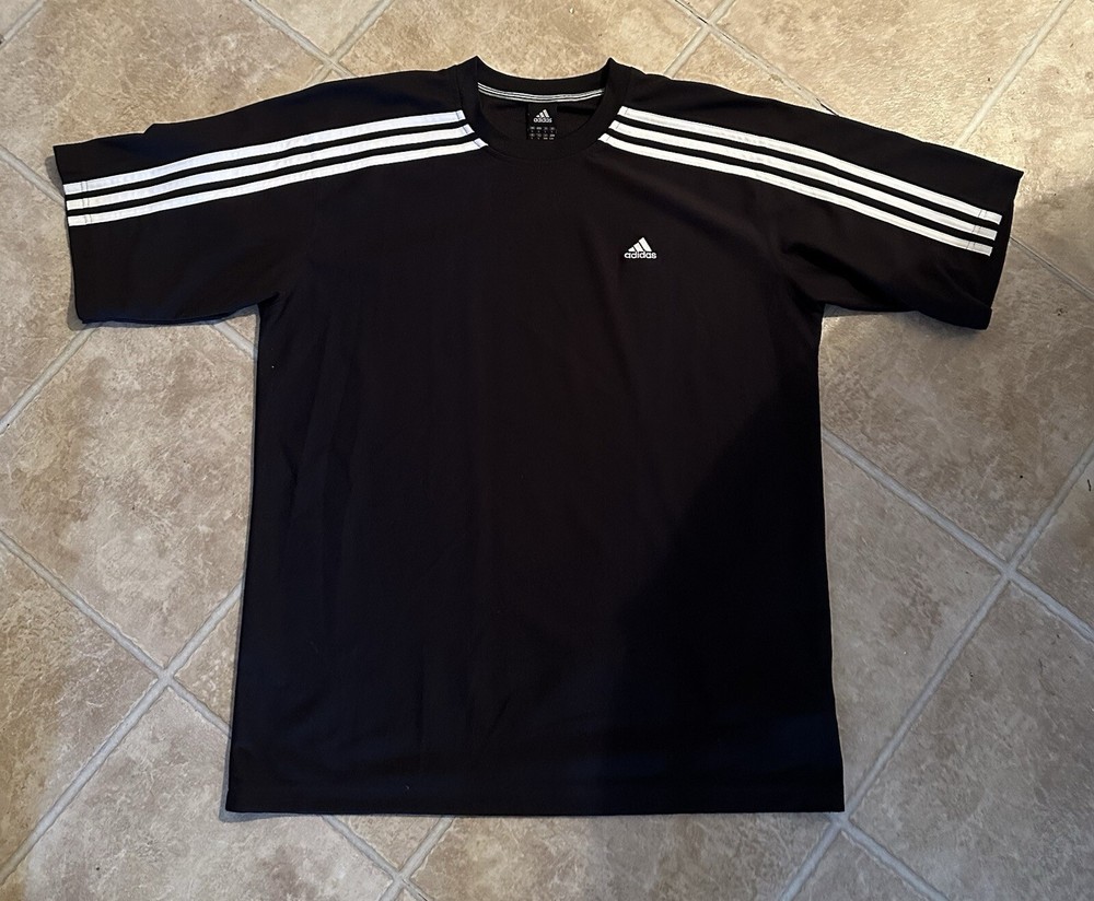 Adidas mens climalite short sleeve crew workout tshirt