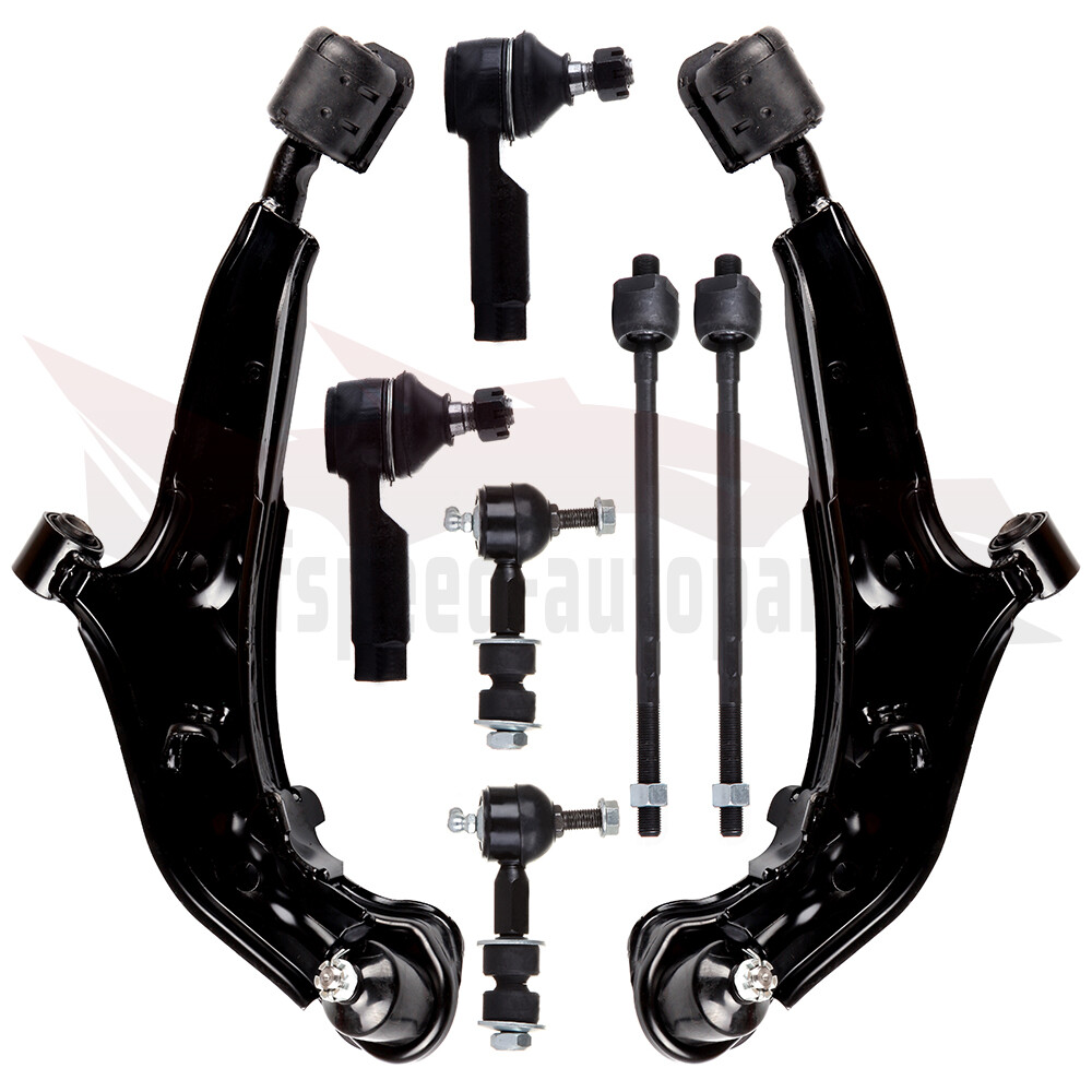8pcs Front Suspension Control Arms Sway Bar Links For 1995-98 1999 Nissan Maxima