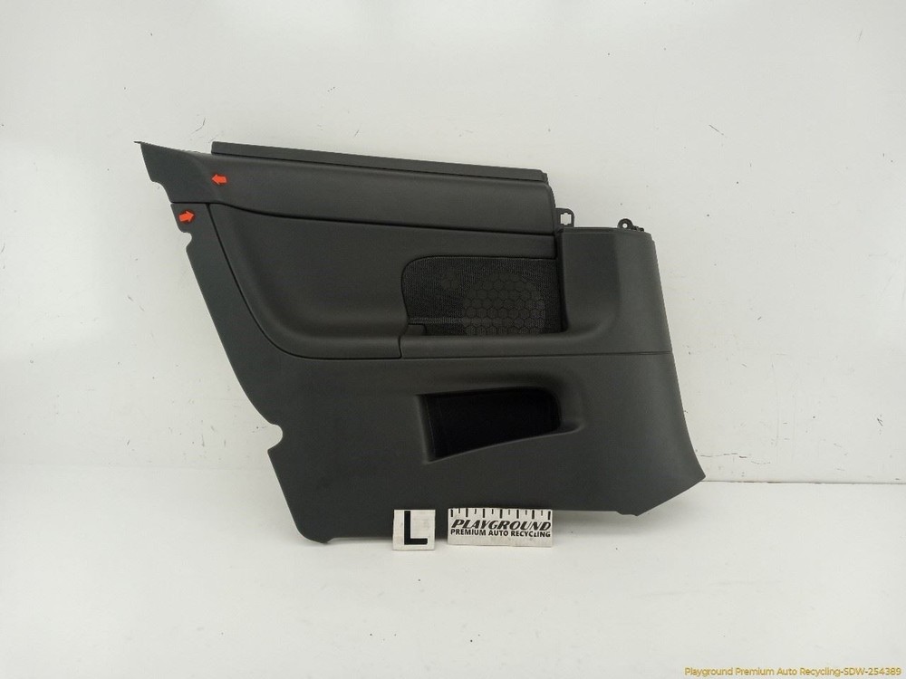 Volvo C30 Left Rear Quarter Trim Panel Black 2007-2013