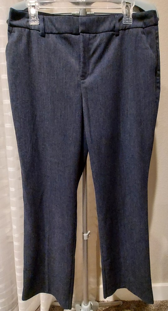 Nine West Barely Bootcut Dress Pants Women's Size 12P Navy Career