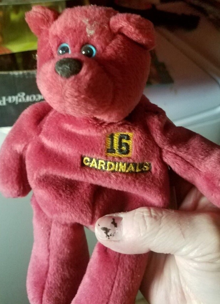Jake Plummer #16 Arizona Cardinals Bean Bag Bear Plush Limited Treasures 1998