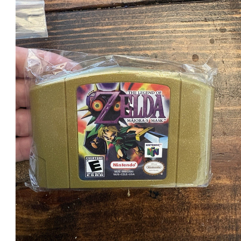 Nintendo The Legend of Zelda: Majora's Mask N64 Gold Cartridge E NTSC-U/C