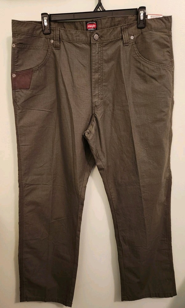 Wrangler Workwear Men's 42x30 Technician Relaxed Fit Pants GREEN Ripstop #53525