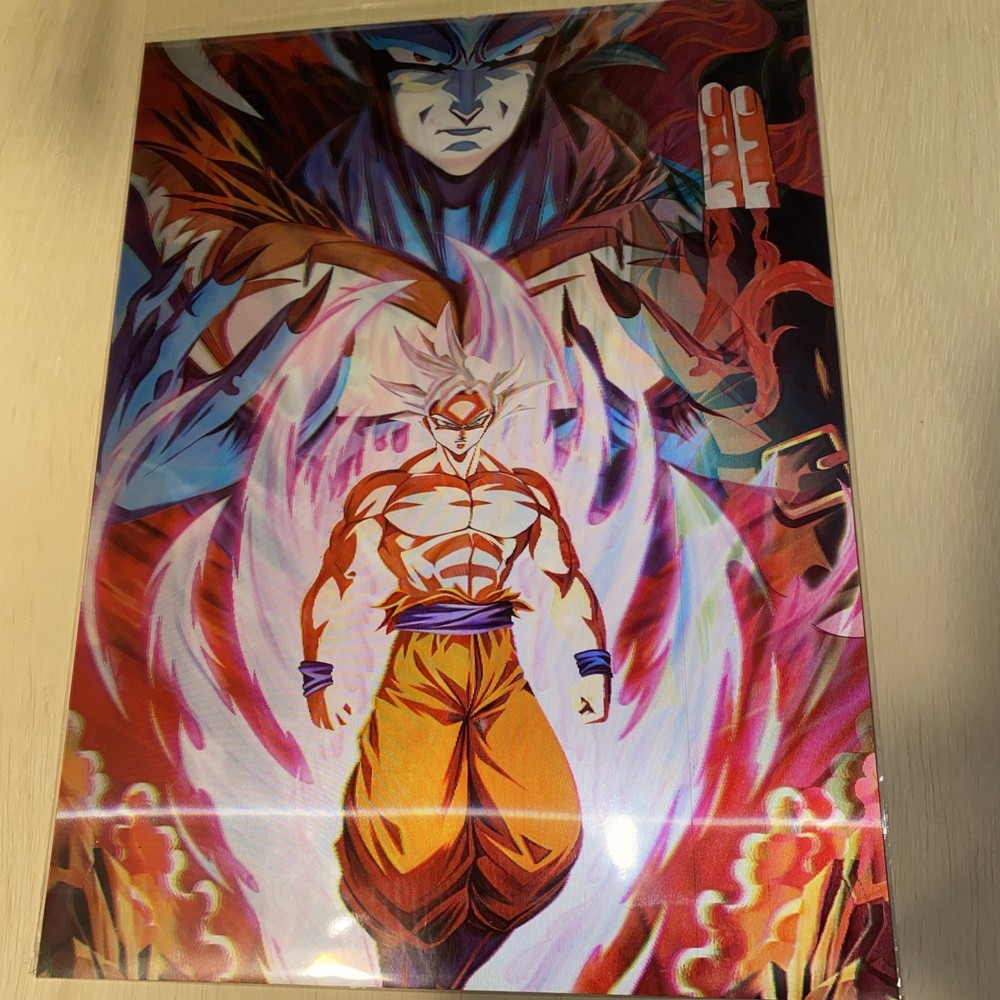 3D Holographic Lenticular Poster goku Dragon ball image changing FREE SHIPPING!