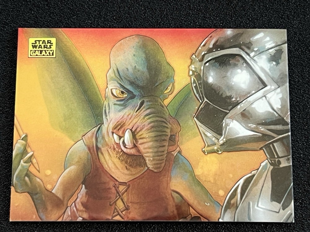 2024 Topps Chrome Star Wars Galaxy #41 Watto Mini Diamond Refractor