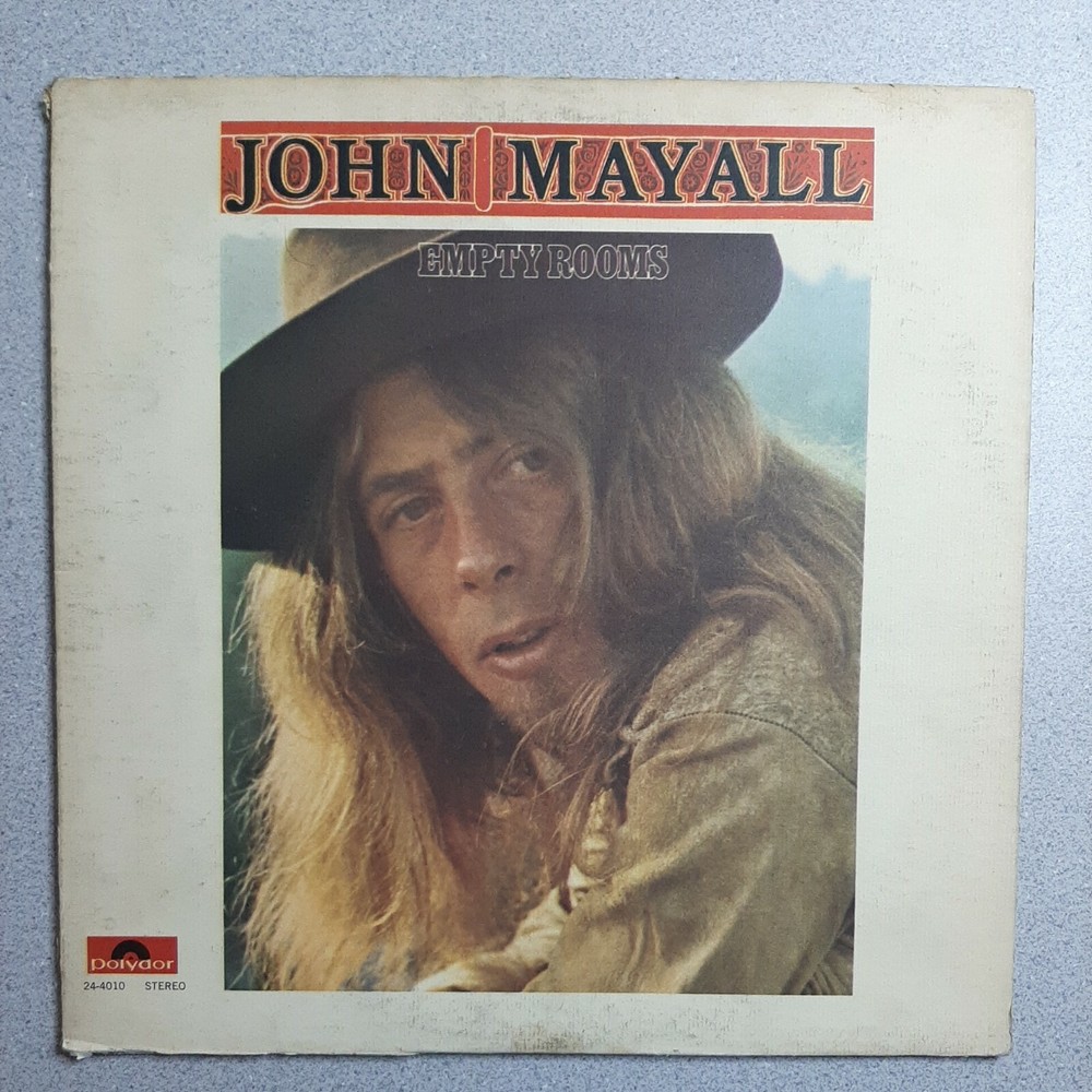 John Mayall  Empty Rooms  LP Vinyl  1969  Polydor Records