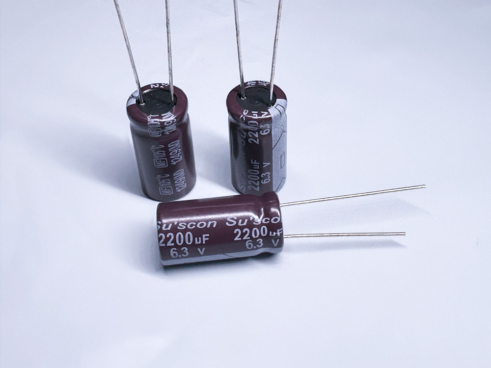 10PCS MF6R3M220 Suscon 2200uF 6.3V 10x20m Aluminum Electrolytic Radial Capacitor