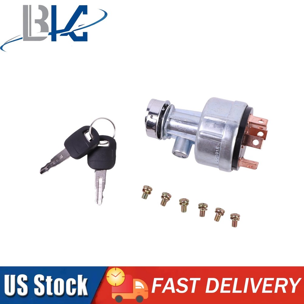 7Y-3918 Ignition Switch 6 Pin 2 Keys For CAT 307 312 320B Excavator 7Y3918