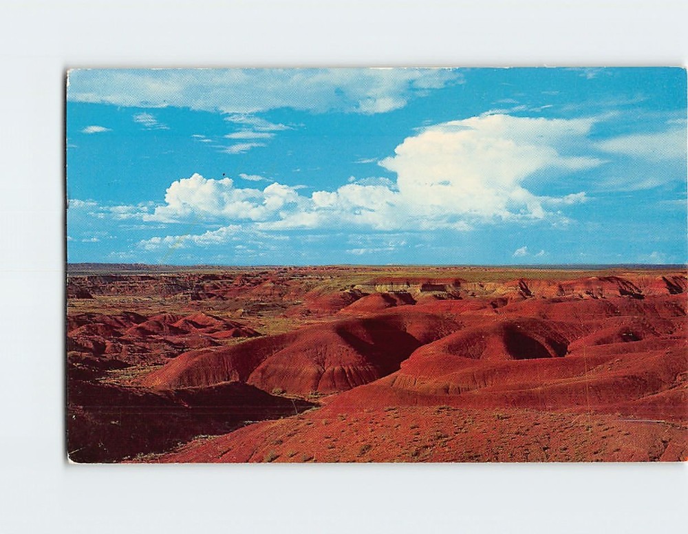 Postcard Painted Desert on Highway 66 Near Holbrook Arizona USA