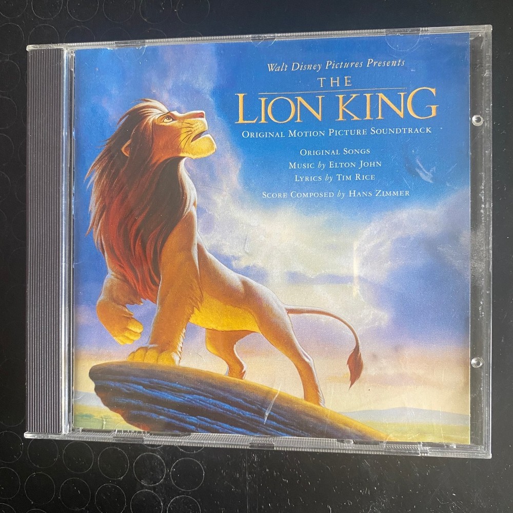The Lion King Original Motion Picture Soundtrack CD 1994 Disney Elton John Hans