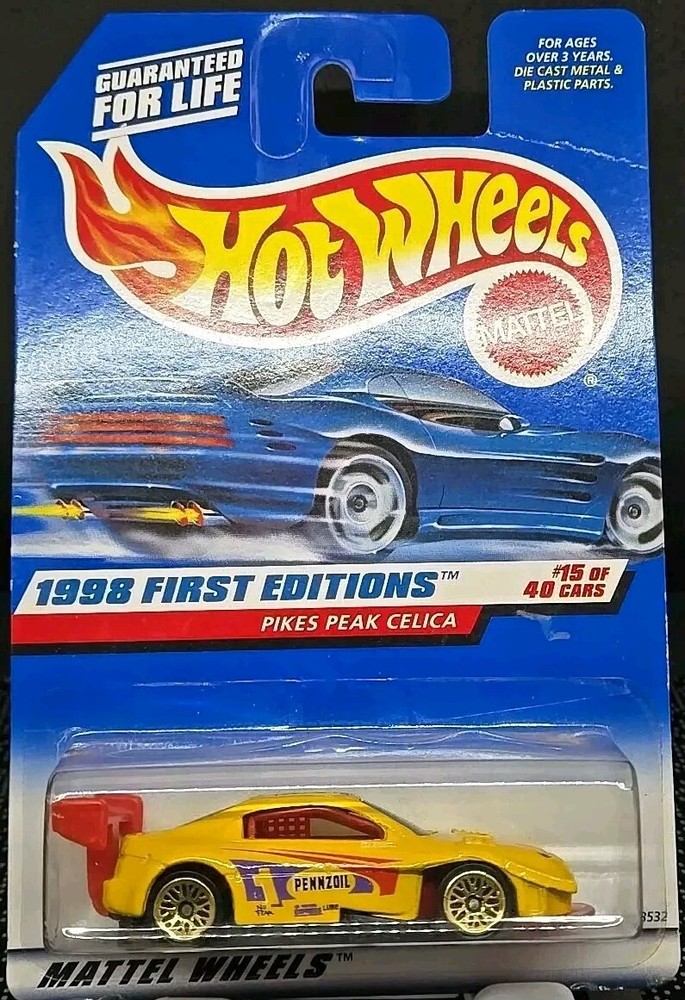 Hot Wheels 1998 First Editions Pikes Peak Celica 15 of 40 Collector #652
