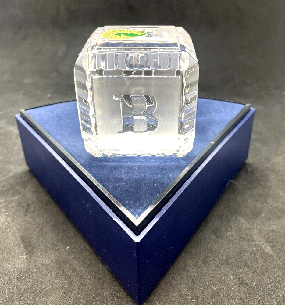 Waterford Crystal BABY Alphabet Block 2