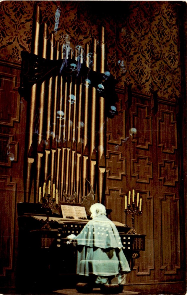 Haunted Mansion Disney World vacation postcard souvenir