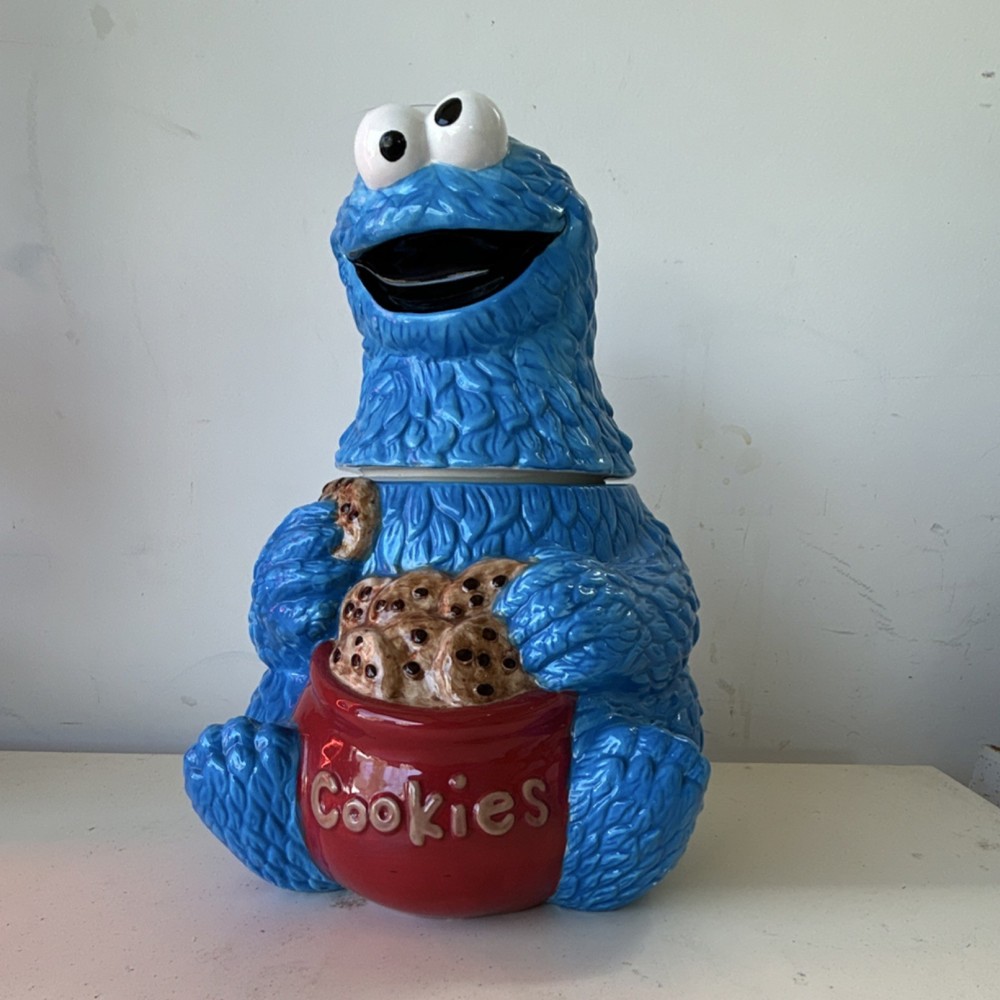 Vintage Cookie Monster Cookie Jar (Rare)