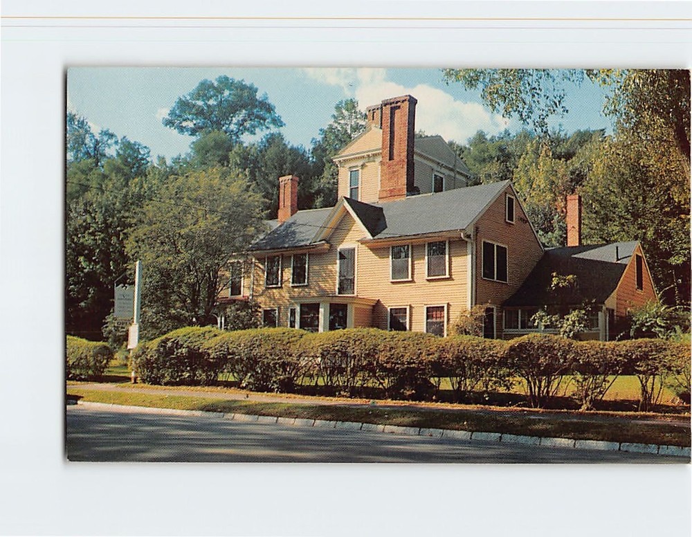 Postcard Hawthorne's Wayside Concord Massachusetts USA