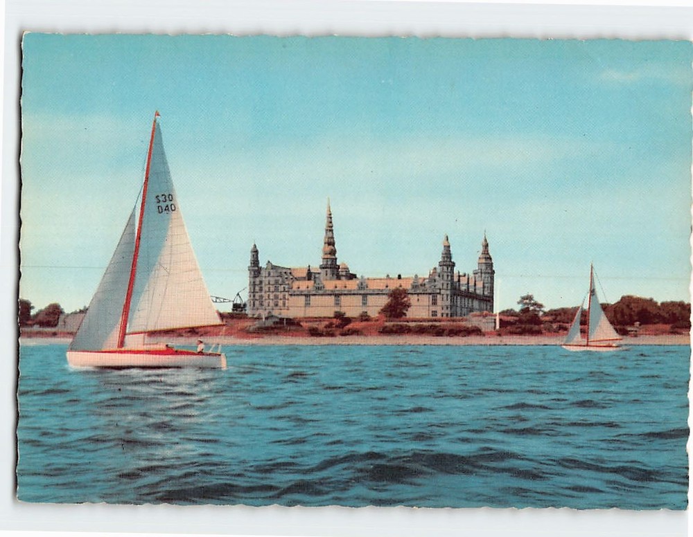 Postcard Kronborg Castle Helsingor Denmark