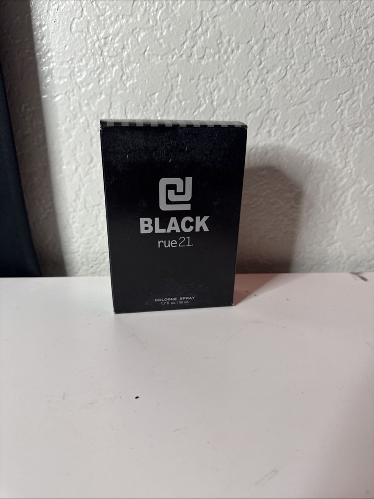 Rue21 Carbon CJ Black Cologne Spray For Men 1.7 Ounce New In Box