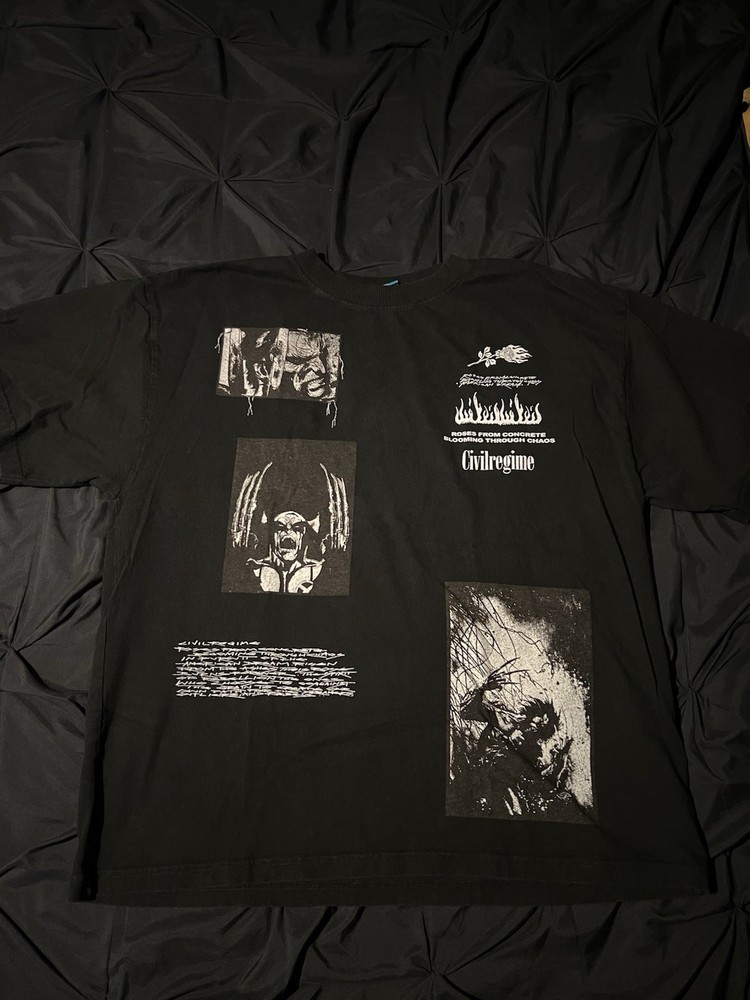 Civil Regime X Wolverine “In Chaos We Bloom” Oversized Tee Size Medium