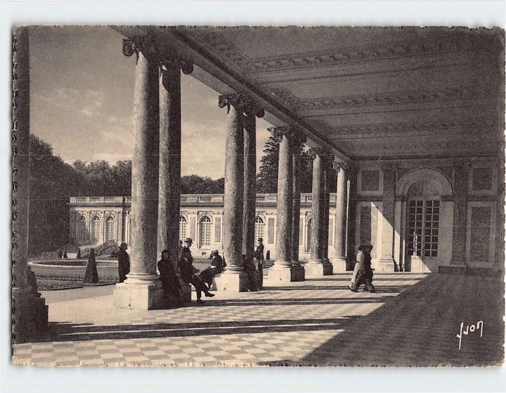 Postcard Péristyle du grand trianon Versailles France