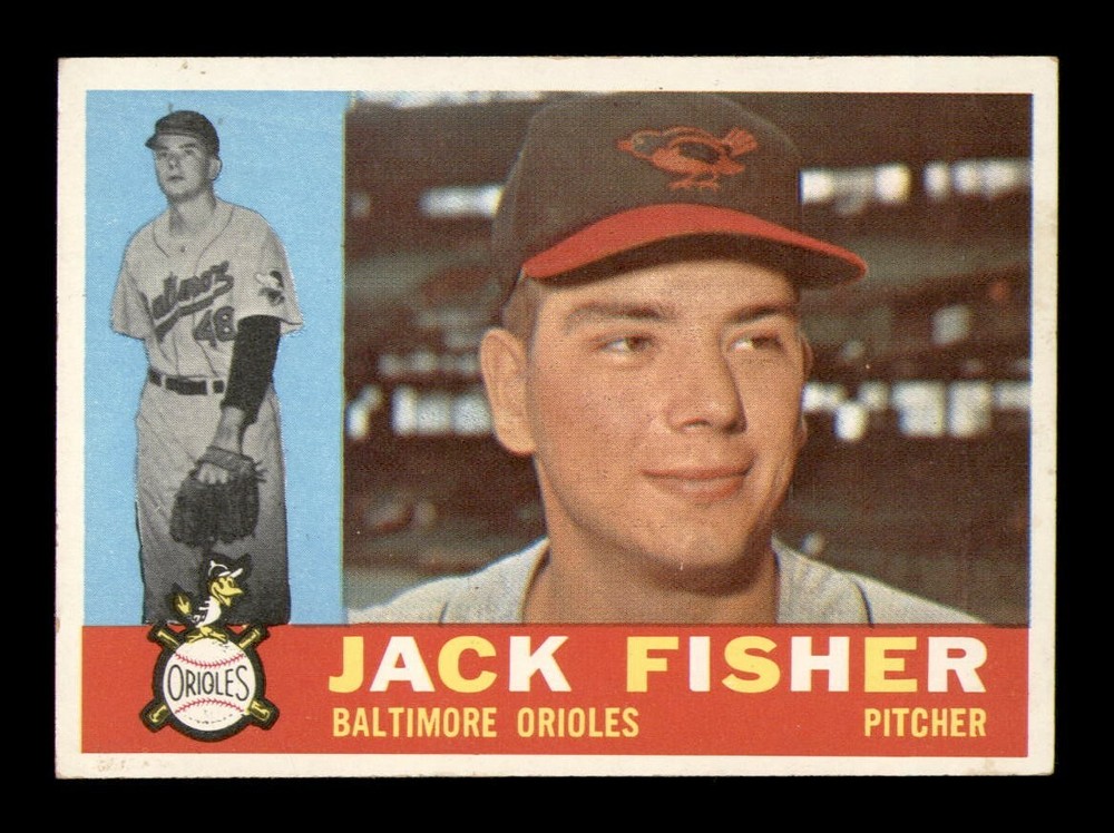 1960 Topps #46 Jack Fisher VG Baseball Card OBGcards