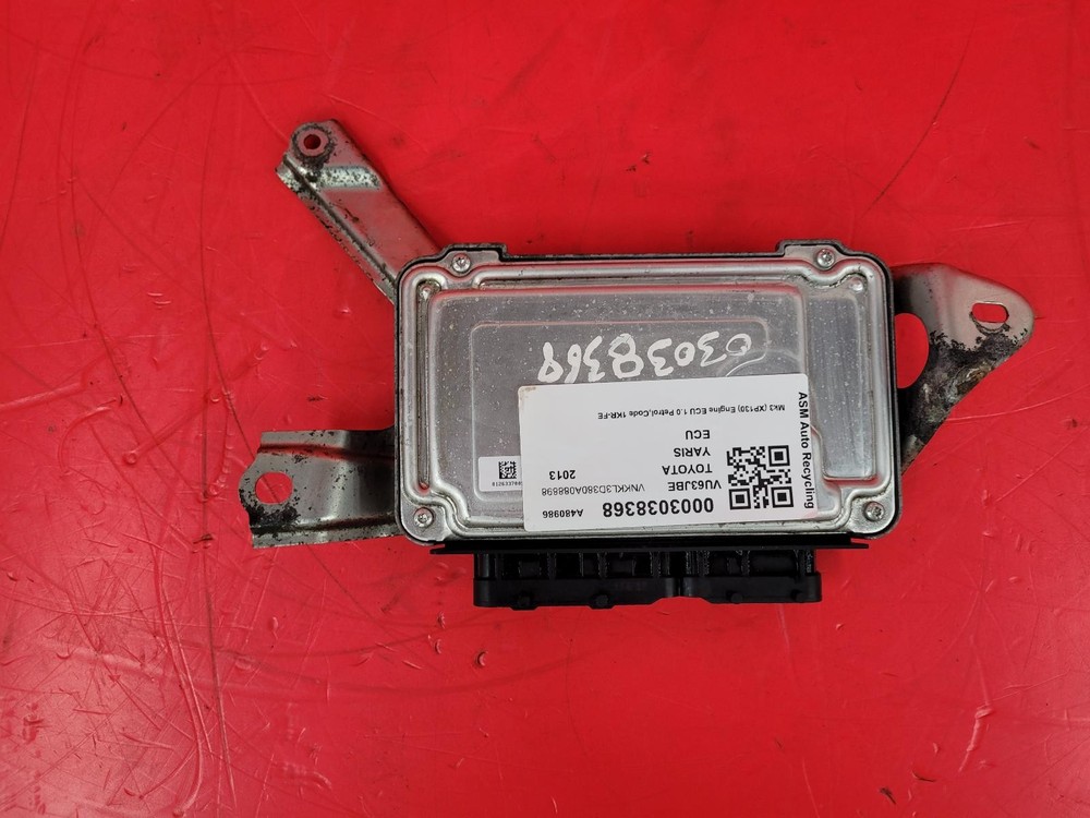TOYOTA YARIS ECU 2013 1.0L PETROL 1KR-FE 89661-0DR80
