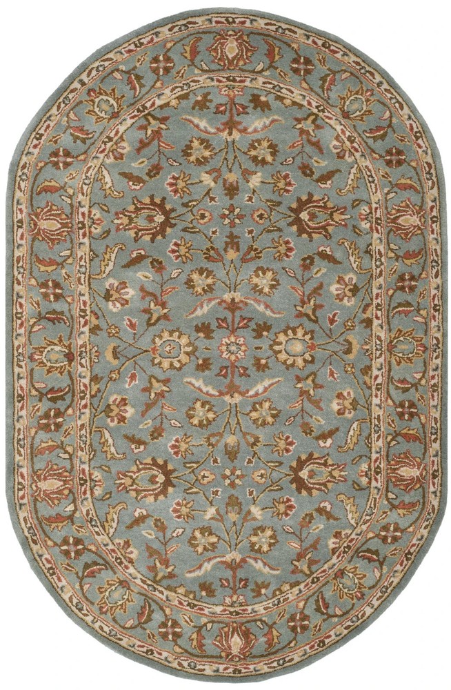 Handmade Hand Tufted Nz Wool Rug Color Blue Multi Desigen Carpet Rug