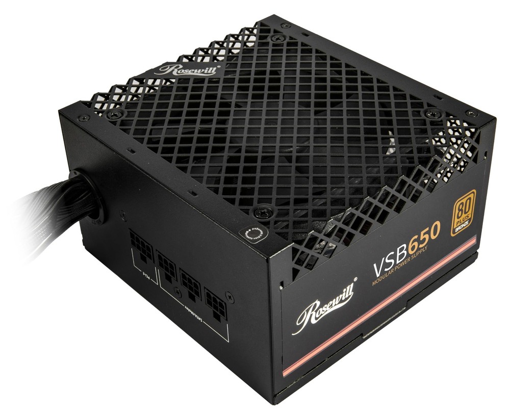 VSB 650W 80+ Bronze, ATX 3.0 & 3.1 Compatible, Semi-Modular Power Supply, PCI...