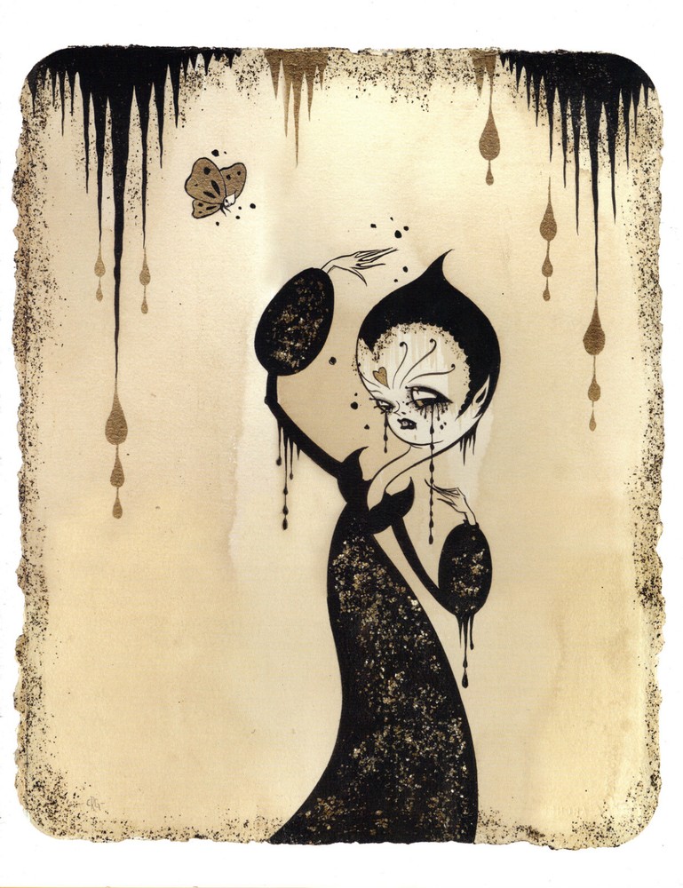 Camille Rose Garcia art book print ready for framing