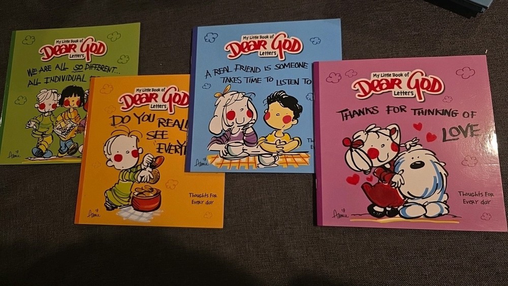 4 My Little Book of Dear God Letters Children's Religious Inspirational Books