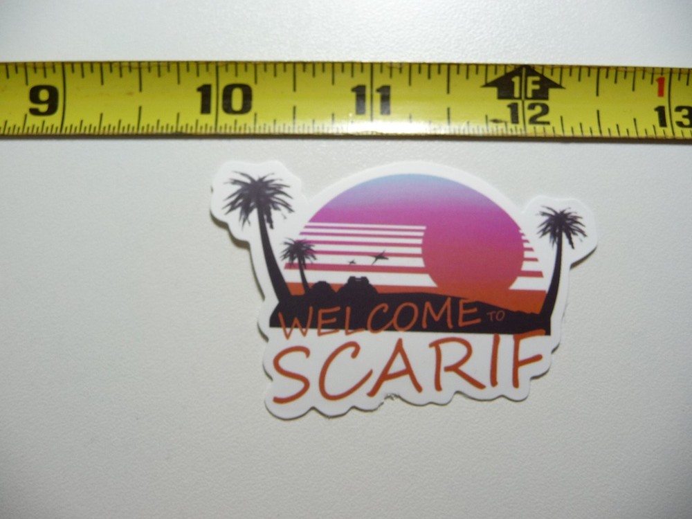 Hawaii Scarif Beach Vacation Trip Decal Sticker for Travel Lovers